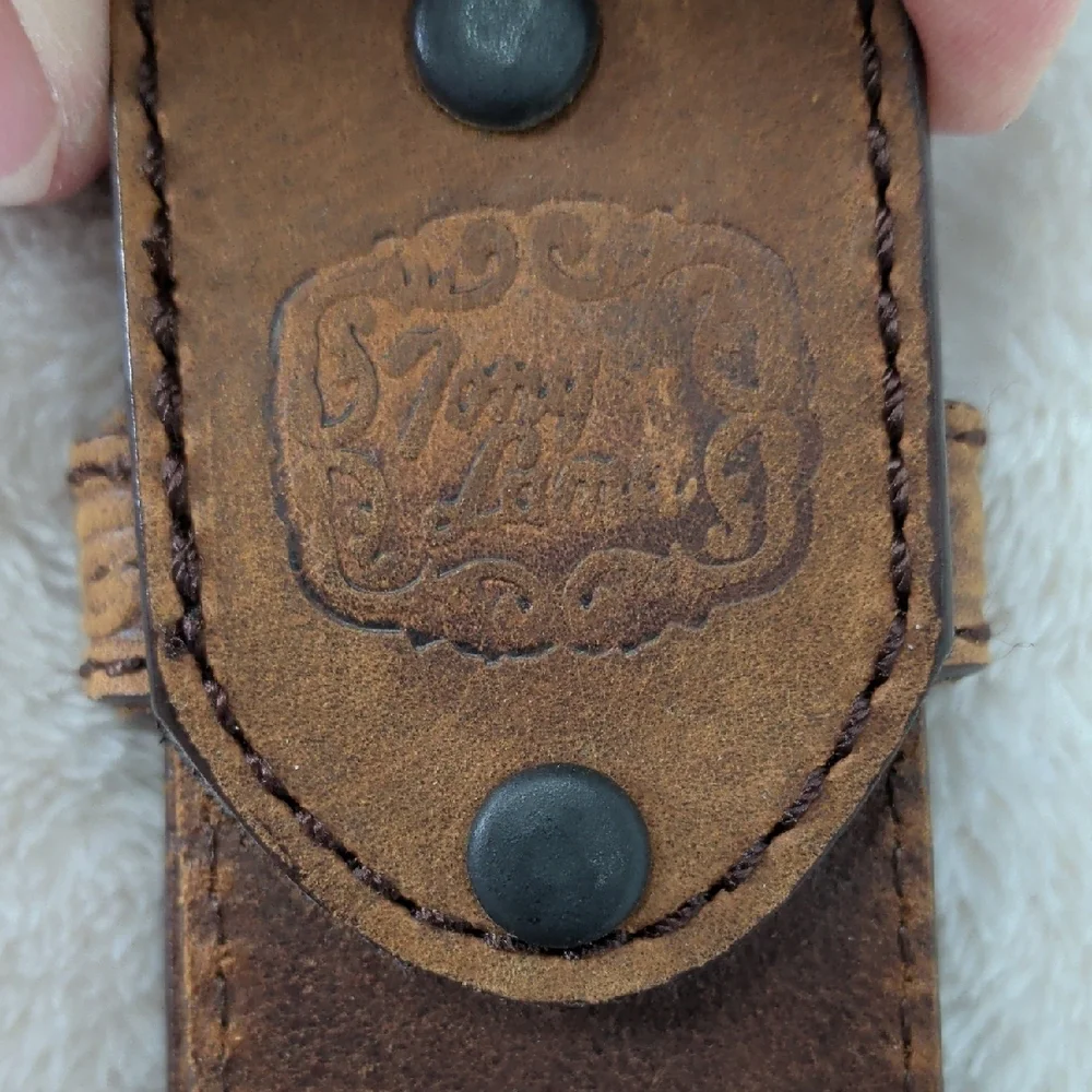 Tony Lama Pierced Filigree‎ Trophy Belt